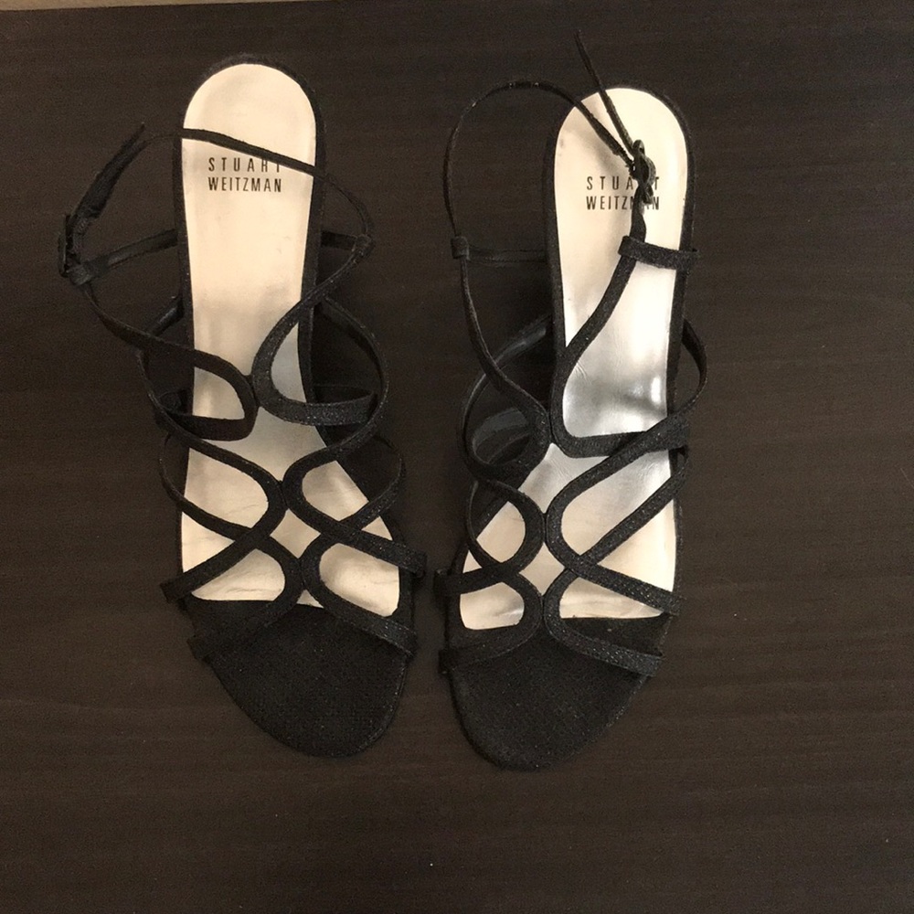 Stuart Weitzman Kitten Heeled Sandal - Picture 3 of 3